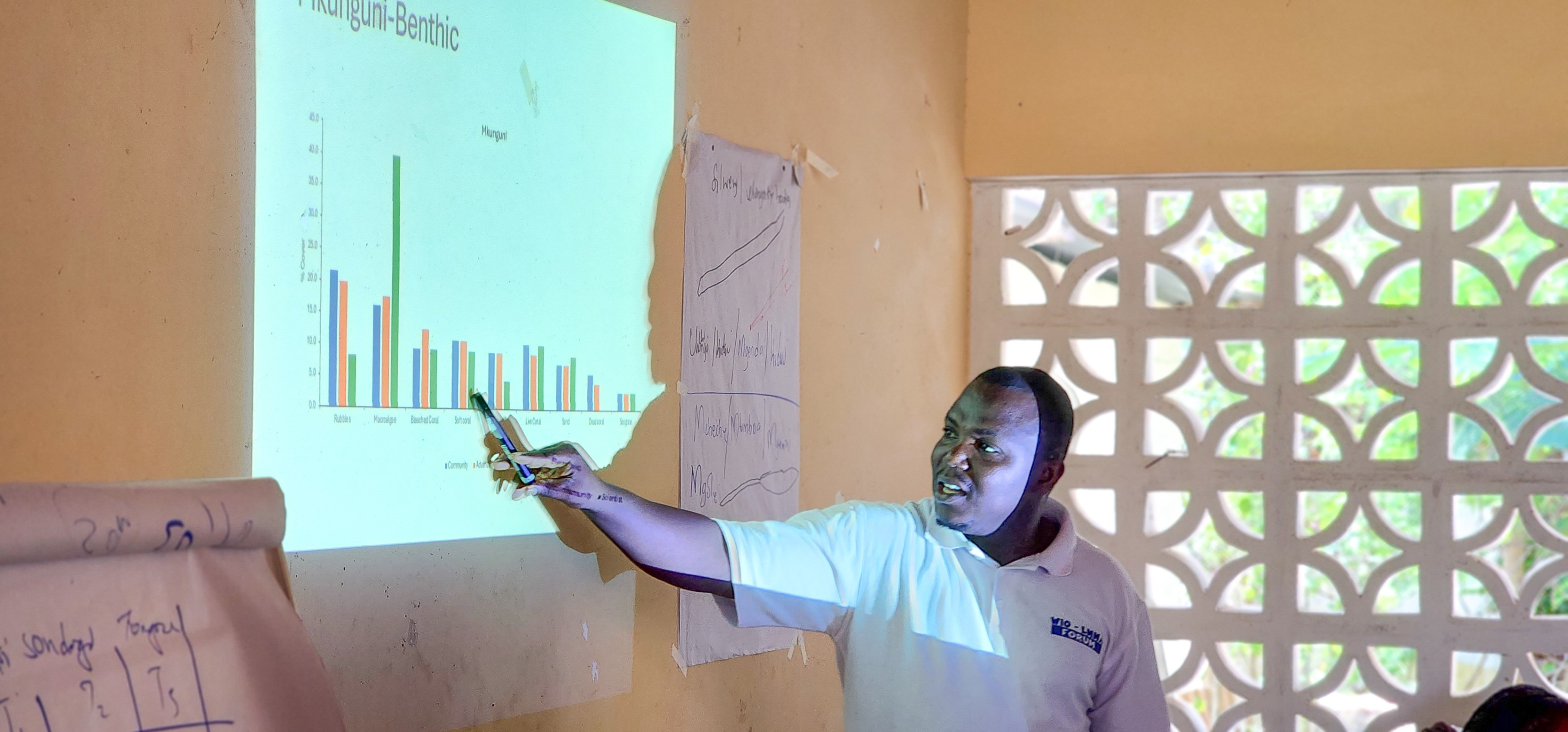 We have had another productive and enlightening year fostering community-led marine conservation. In an effort to broaden the scope of our efforts to promote sustainable small-scale fishing through modified fishing gear, we trialled medium-mesh-size gillnets with fishers from the Mkunguni Beach Management Unit (BMU) in the south coast of Kenya. This followed previous success with basket-trap fishers from the same BMU. 

Our joint review of progress with the trial participants last week established improved catch efficiency for certain species, reduced bycatch compared to smaller mesh-size nets, and a net positive for the environment! 