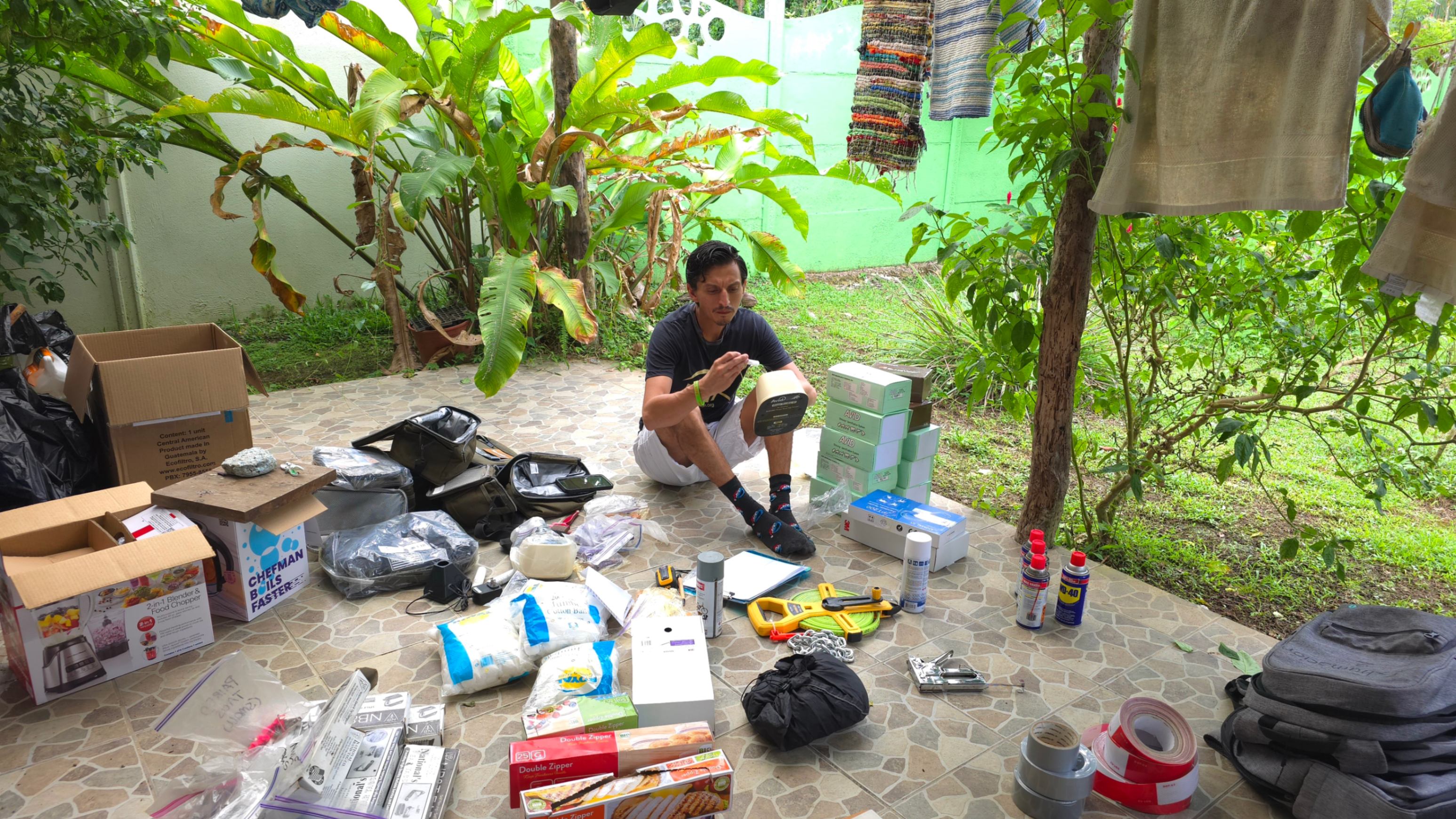 Finishing a nesting season, always means taking inventory of the the left-over equipment and supplies, cleaning everything, making a list of what's missing for next season, and packing everything up. 