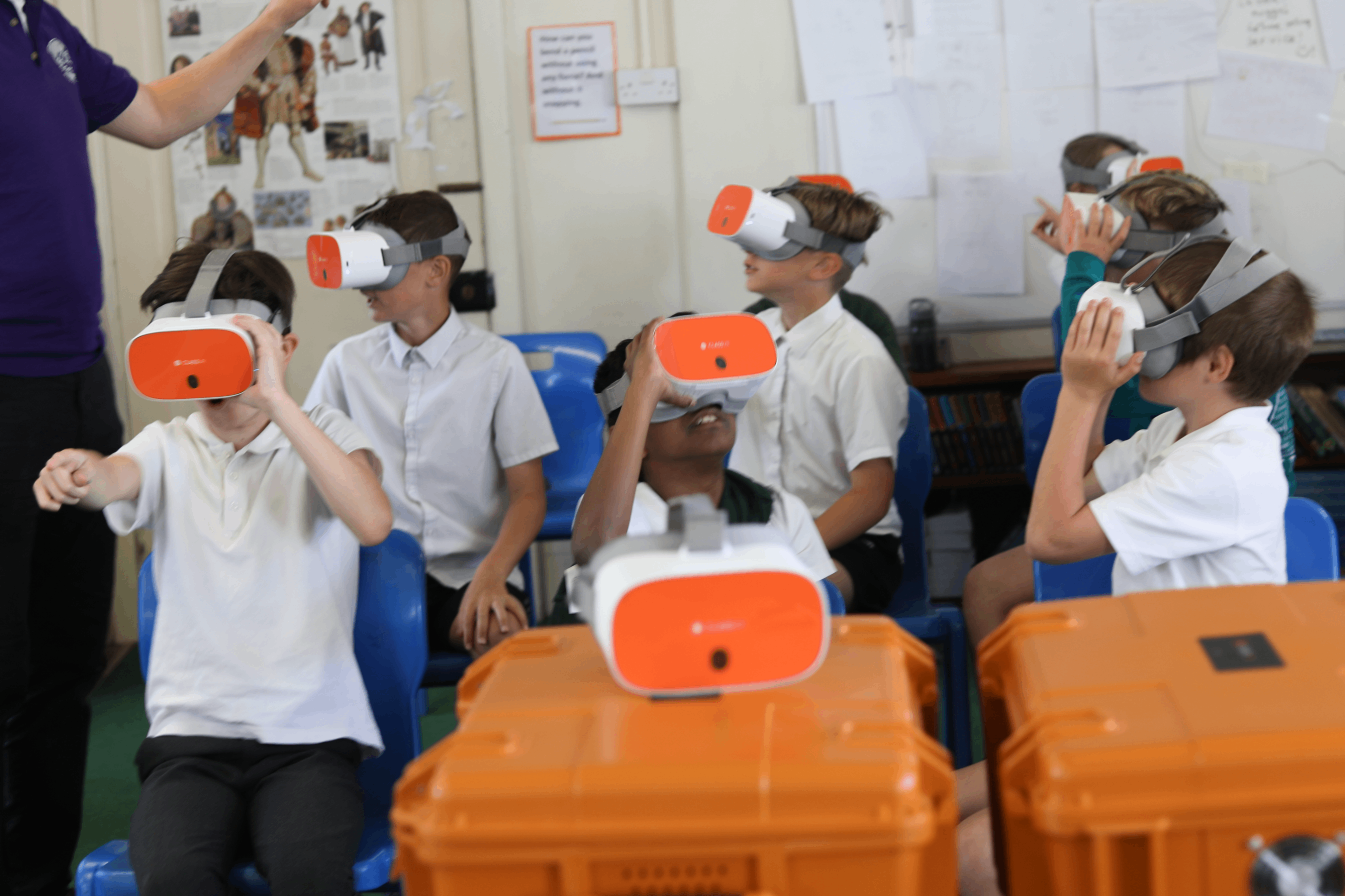 We have begun rolling out our virtual reality experience in schools across the UK. To bring the wonders of the ocean into classrooms and teach students about the importance of its protection for people, biodiversity and the planet.

The experience swims through three ocean habitats. Kelp, seagrass and the open ocean. It is a free resource that anyone can use on a desktop or using a VR headset.