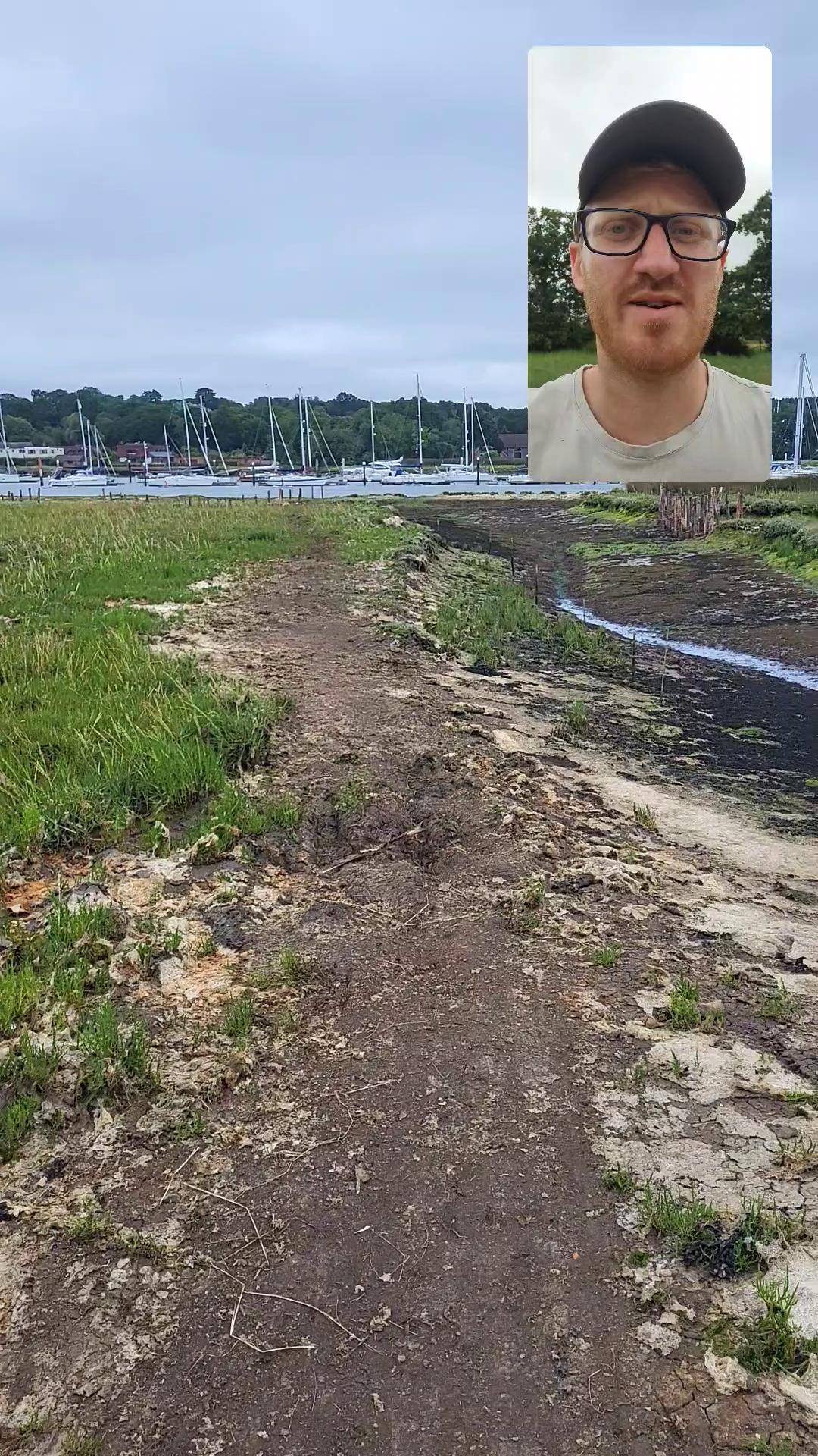 Pretending to be a human beavers 🦫🪵🌱

Super excited to share that over the course of a week in August we installed a total of 12 sediment retention barriers to complete phase one of saltmarsh restoration trials in the River Hamble, in the Solent.

It was pretty gruelling work carrying the chestnut stakes and coir rolls (saltmarsh sausages 🌱🌭) to the creeks and ramming the stakes in before they all got tied down to form a biodegradable barrier. 

These creeks were not present in historic records of the marsh and as they grow they break apart the marsh and leave isolated areas exposed that eventually erode completely.